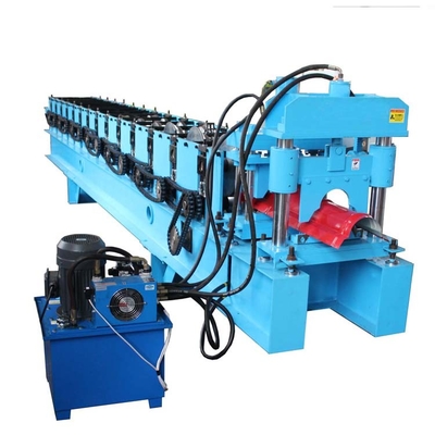 Controle de Ridge Cap Roll Forming Machine PCL do telhado do metal do rolo de aço da cor