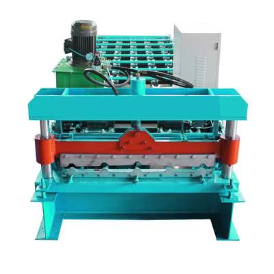 45# Máquina de moldagem de rolos de telhado de aço de 4 kW com sistema de controle PLC