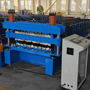 Máquina de Conformação de Telhas de Dupla Camada 0,3-0,8mm de Espessura 12m/min