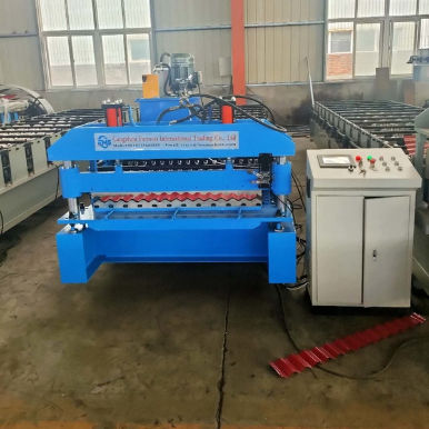 Máquina de Chapas Galvanizadas Onduladas Padrão Linha de Chapas Galvanizadas Onduladas Padrão