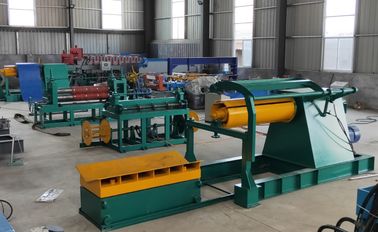 380v 50hz Máquina de linha de produção de corte de bobina de aço de alta velocidade com descolador e recolor hidráulico
