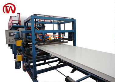 Rolo do painel de sanduíche de lãs de rocha do EPS que forma a espessura do controle 50-150mm do PLC da máquina