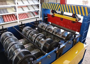 Rolo do painel de Holorib SuperholoRib que forma a máquina do telhado do metal da emenda da posição da máquina