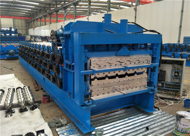 Rolo do telhado do metal da construção de aço que forma o telhado do metal da máquina que faz a máquina