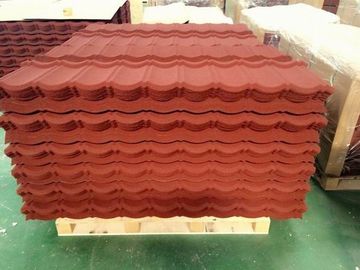 A pedra da cor Prepainted telhas de telhado revestidas de aço galvanizadas do metal