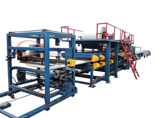 Máquina de lãs de rocha 4m/da preservação do calor Min Sandwich Panel Roll Forming