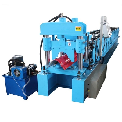 controle automático do Plc da máquina de Ridge Cap Metal Tile Forming do semicírculo de 0.25mm