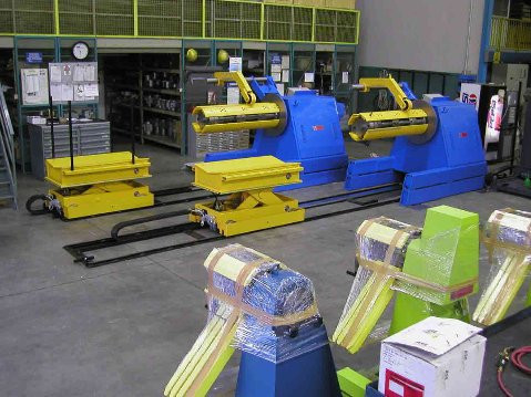 5 Ton Automatic Decoiler For Steel bobinam hidráulico