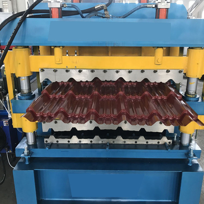 20m/Min Chaindrive Double Layer Roll que forma a fatura da folha da telha de telhado da máquina 0.3mm