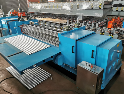 rolo ondulado do tambor de 0.12-0.2mm que forma a máquina para o material galvanizado fino