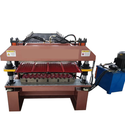 Rolo da dupla camada do Plc 0.80mm que forma a máquina 15m/Min For Ppgi Panel Roof