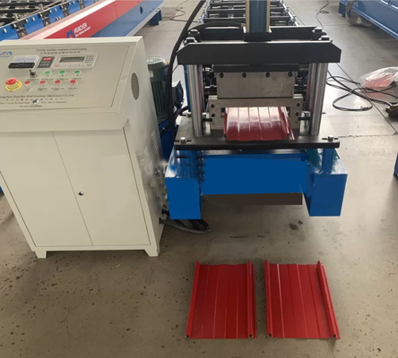 Máquina formadora de rolos de telhado de costura autoblocante Plc 15m/min 3p