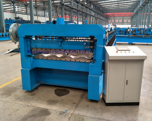 Máquina da placa 15m/Min Wall Panel Roll Forming do recipiente totalmente automático
