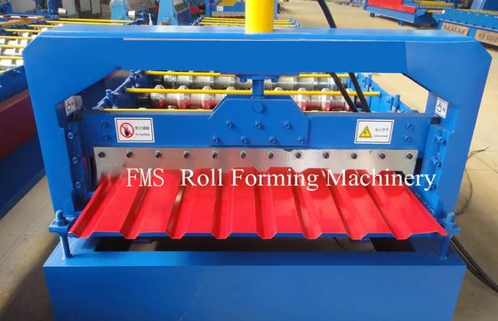 Rolo frio automático do painel de parede 10rows que forma a fatura da folha do telhado da máquina
