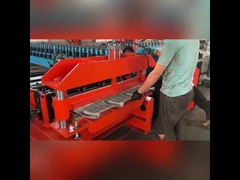 Máquina de fabricação de folhas de telhado curvas verticais