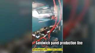 Linha de produção de painéis sandwich